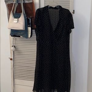 Sheer polka dot dress